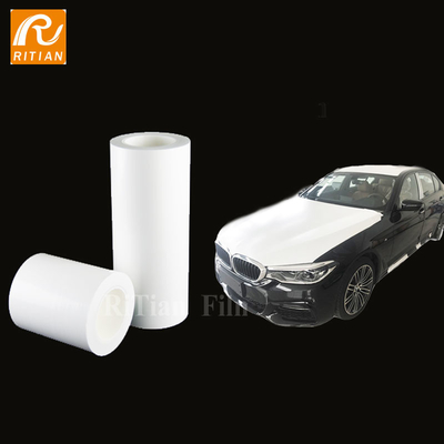 فیلم محافظ رنگ خودرو چینی سفید براق چسبندگی متوسط ​​پلاستیکی