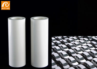 فیلم محافظ فیلم پلی اتیلن سفید رنگ بر اساس حلال چسب اکریلیک ضد UV 6-12 ماه