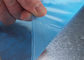 رول فیلم HDPE شفاف آبی با کیفیت بالا برای شیشه تامین کننده کارخانه چین