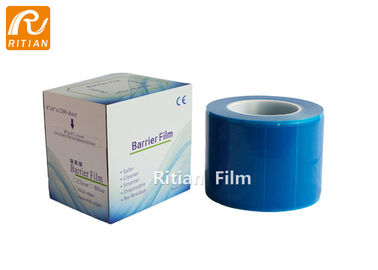فیلم PE Dental Barrier Film یکبار مصرف جعبه سفارشی Blue Transaprent RoHs تأیید شده
