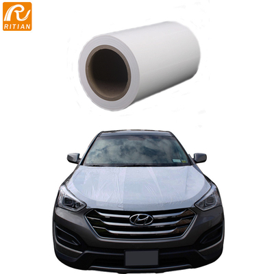 قیمت خوب فیلم حفاظت از سطح رنگ اتومبیل Ritian OEM Anti UV سفید براق مات PE آنلاین