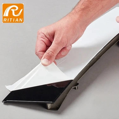 قیمت خوب فیلم خود چسب شیر سفید برای نمایه آلومینیومی محافظ سطح آنلاین