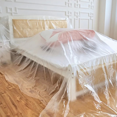 نمونه رایگان فیلم پلی اتیلن بسته بندی پالت انعطاف پذیر شفاف برای مبل تخت خواب، مبلمان