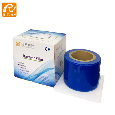 قیمت خوب موانع محافظتی آبی برای روش های دندانپزشکی 4 * 6 اینچ 1200 ورق در هر رول چسبندگی آکریلیک آنلاین