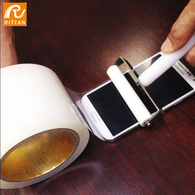 قیمت خوب فیلم محافظ انعطاف پذیر PE با مقاومت UV 6 ماه، حذف بدون باقی مانده و چسب بر پایه لاستیک برای حفاظت از سطوح صنعتی آنلاین