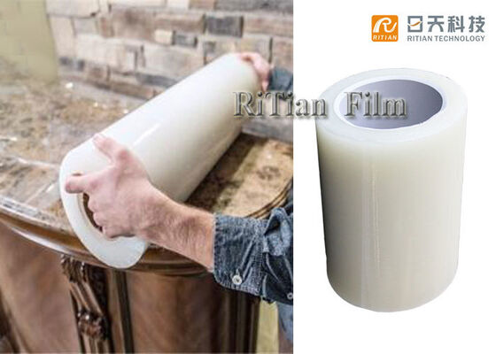 قیمت خوب فیلم محافظ صنعتی PE با چسب مبتنی بر لاستیک شش ماه مقاومت UV و حذف بدون باقی مانده برای حفاظت از سطح آنلاین